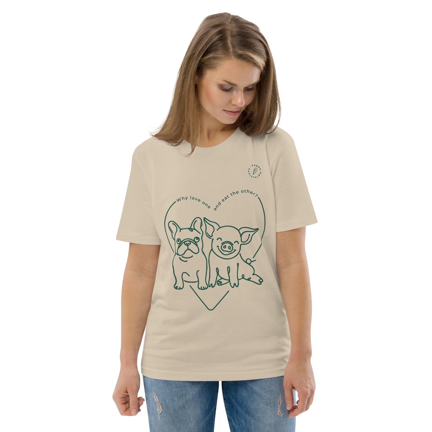 Why Love One Unisex organic cotton t-shirt