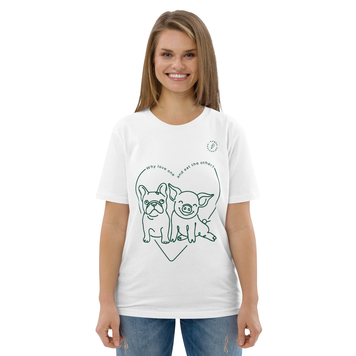 Why Love One Unisex organic cotton t-shirt