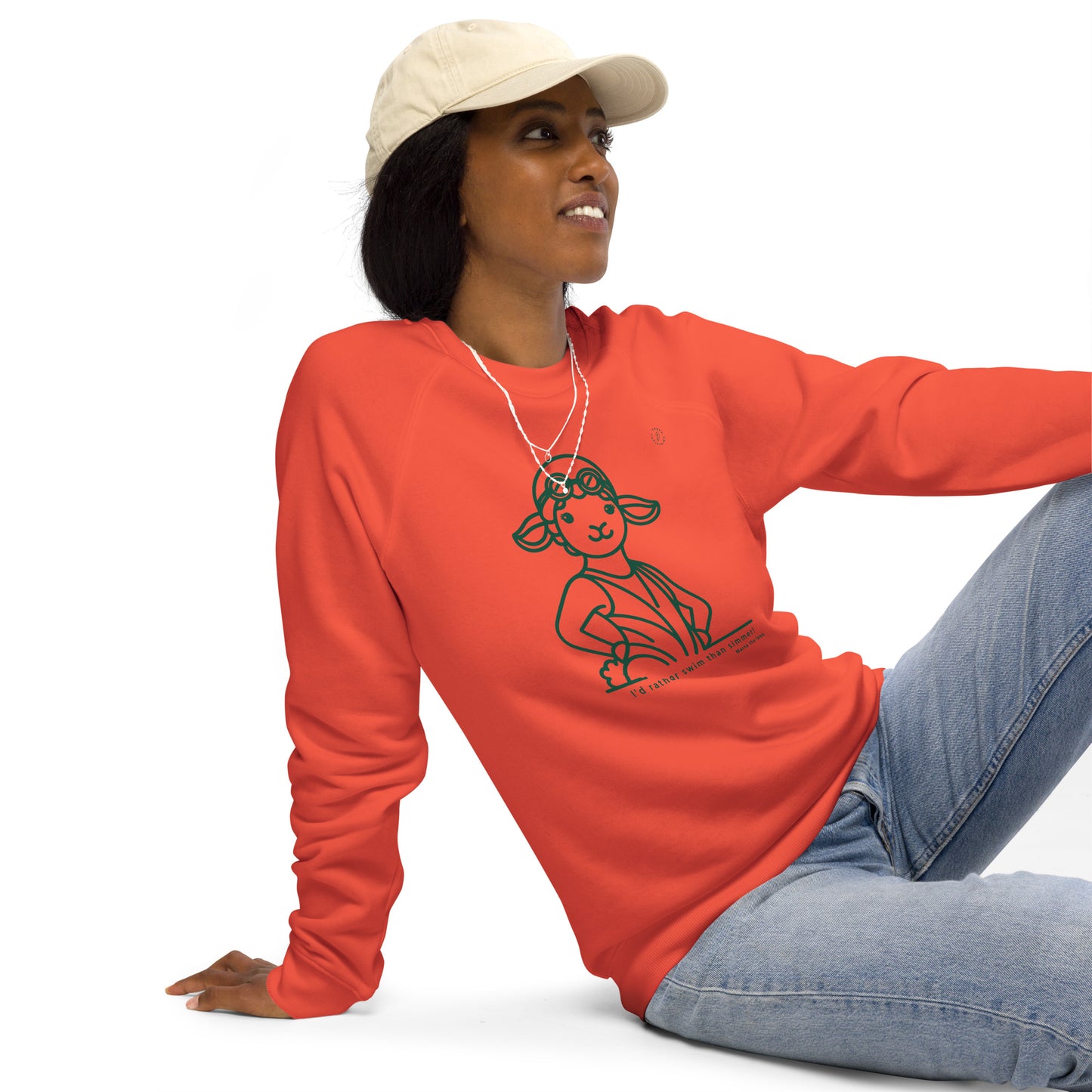 Marta Organic Raglan Sweatshirt