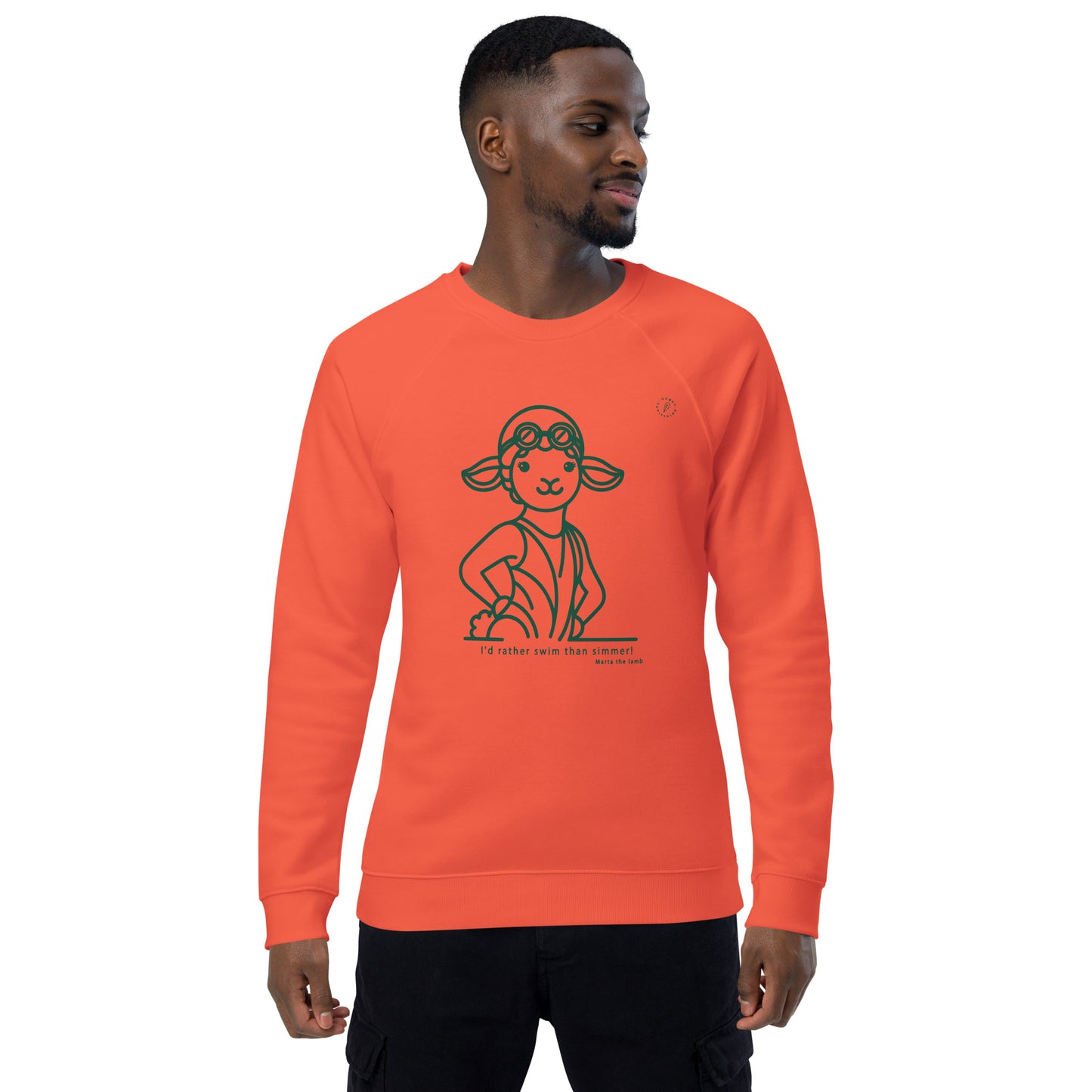 Marta Organic Raglan Sweatshirt