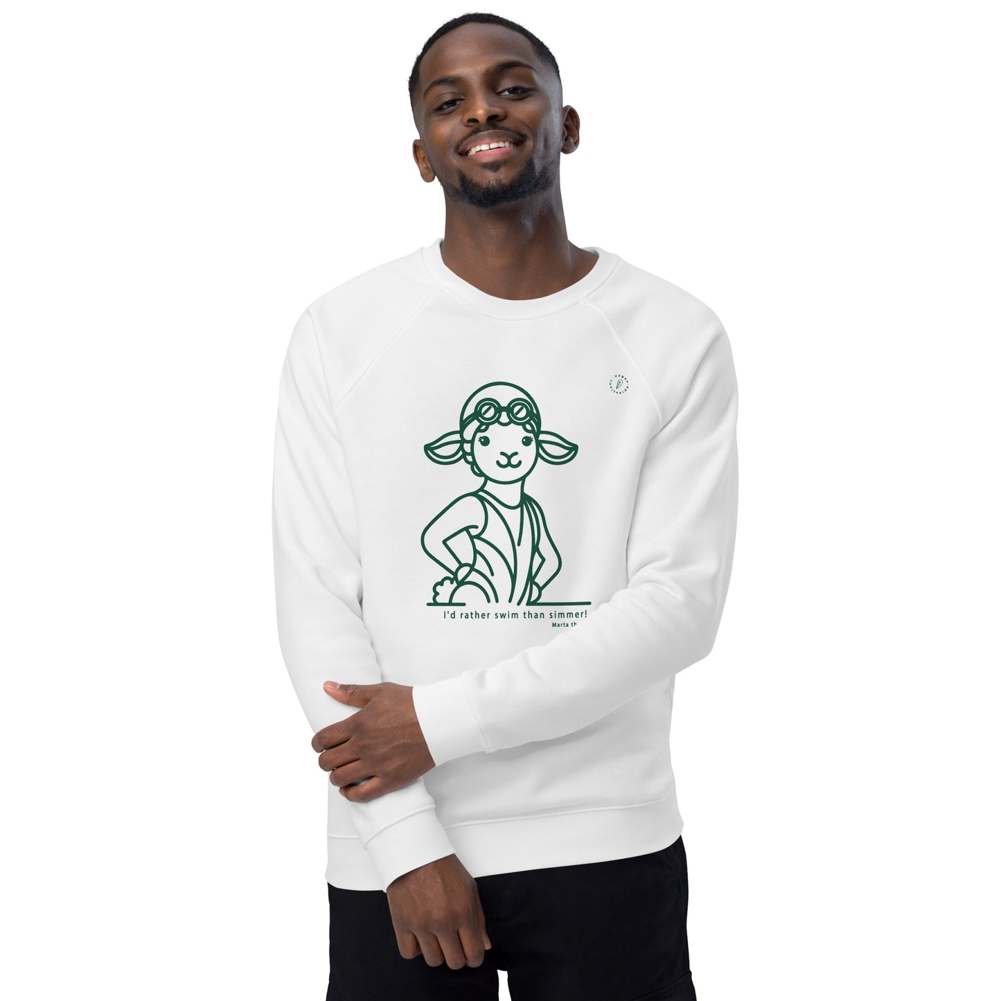 Marta Organic Raglan Sweatshirt