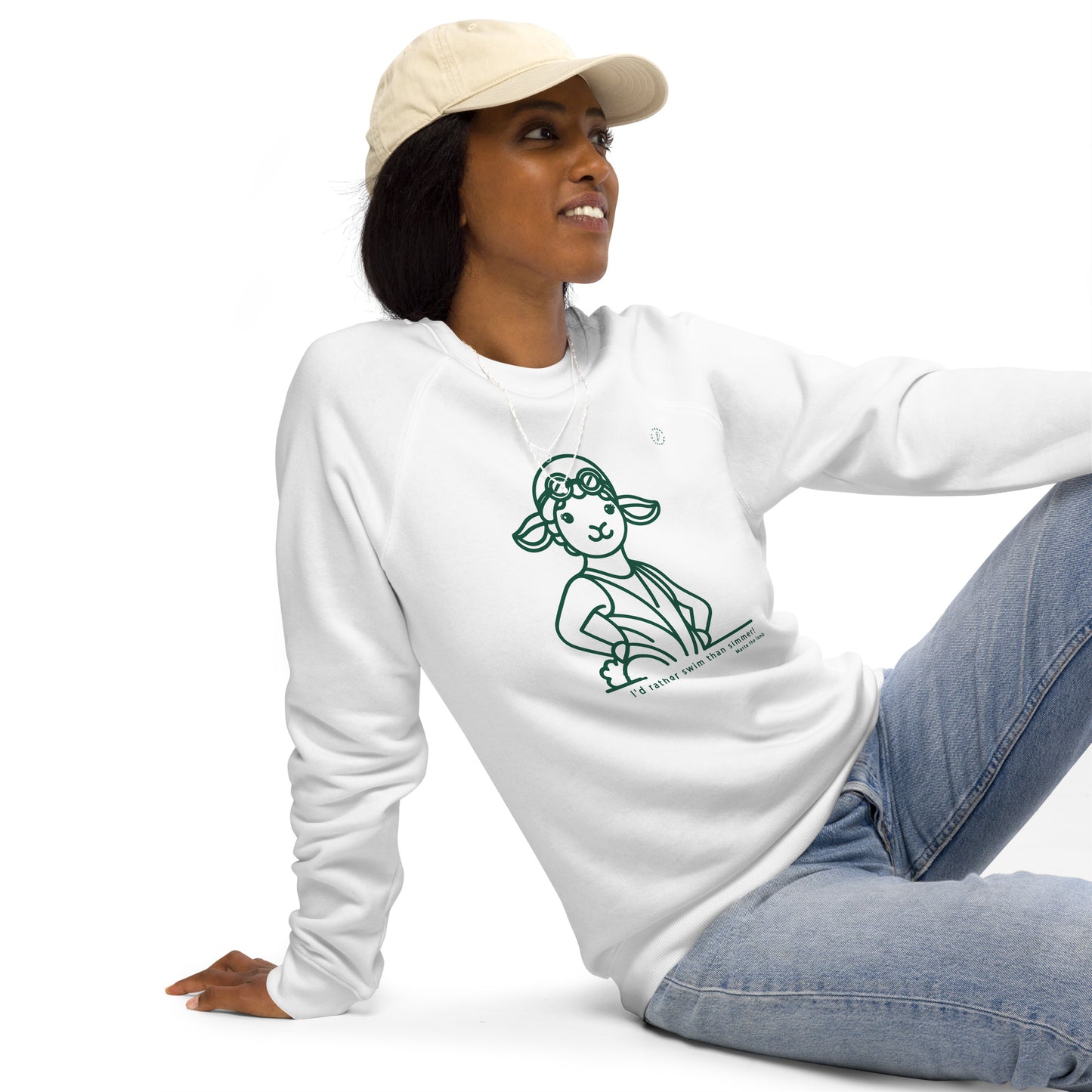 Marta Organic Raglan Sweatshirt