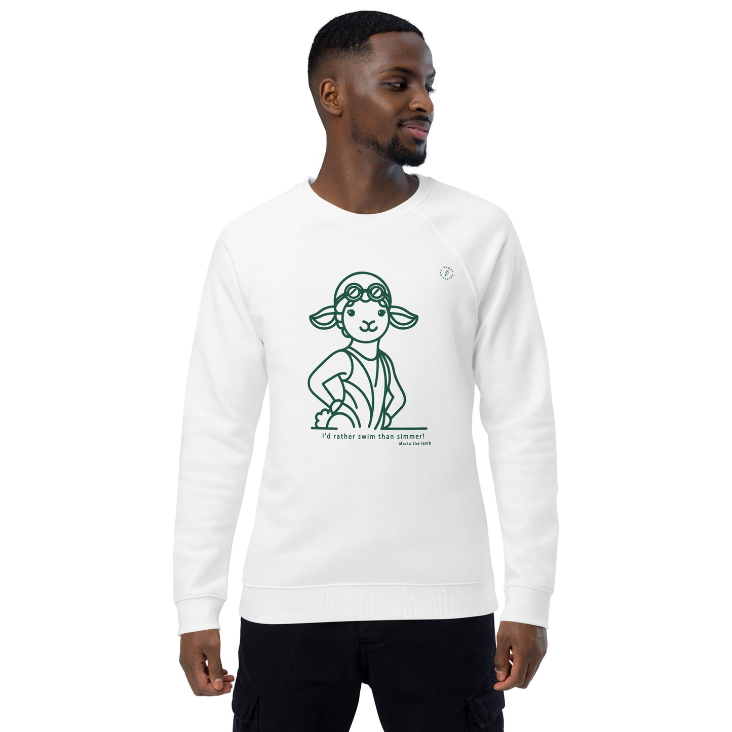 Marta Organic Raglan Sweatshirt